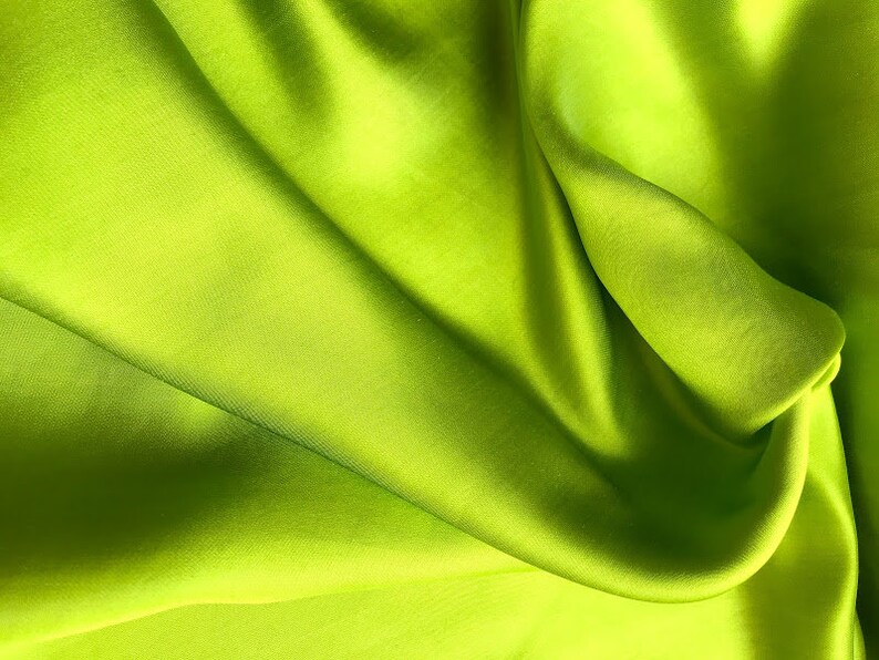 MULBERRY SILK SATIN Fabric by the Yard Natural Silk Soft Etsy