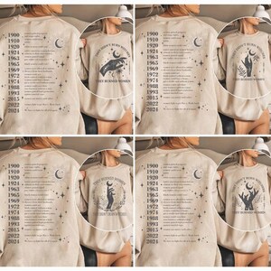 Feminist Witch Shirt, They Burned Women, Women's Rights image 2