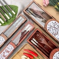 Personalized Rosewood Chopsticks Box Set. Premium Chopstick/Spoon with Case. Engraved Spoon, Engraved Chopstick Gift. Vietnam Handcrafted