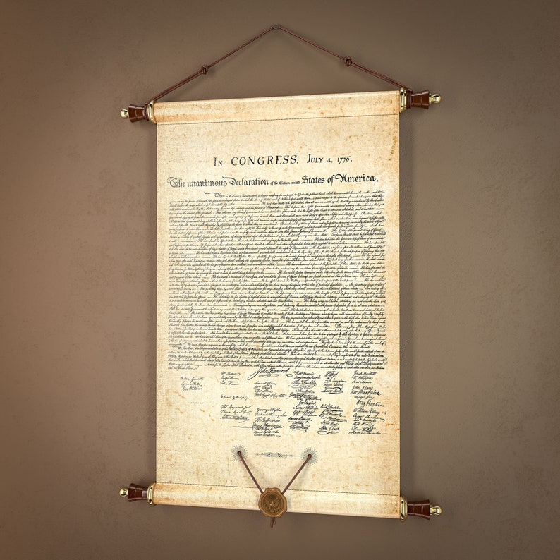 picture frames for constitution and declaration of independence