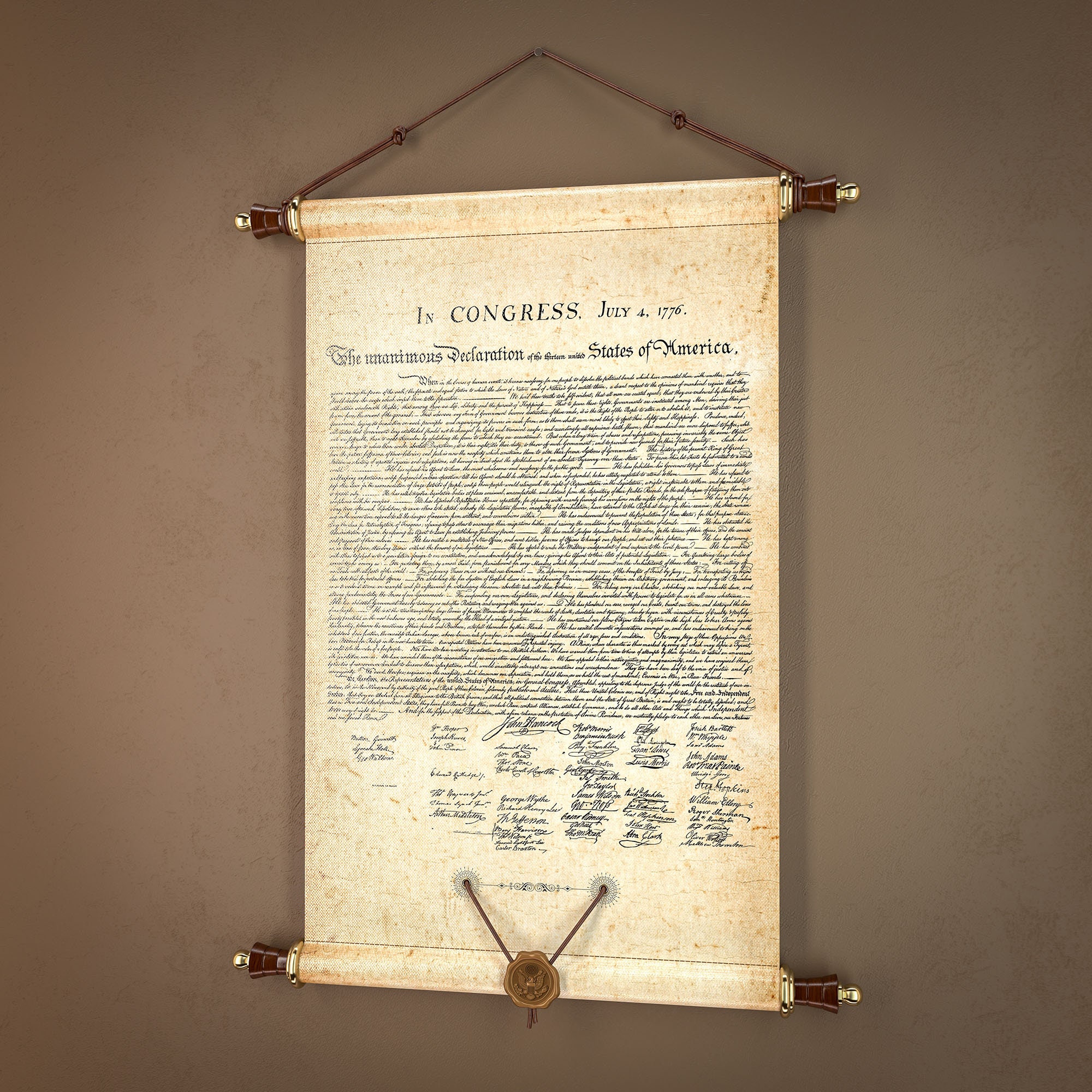 アメリカ独立宣言の壁アート - 憲法文書キャンバス壁装飾 - 歴史的レプリカ - Etsy 日本, image size:2000x2000