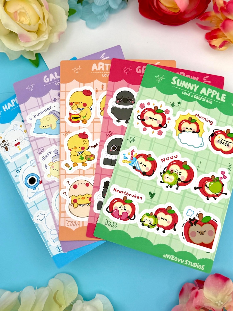 Love & Deepspace - Sticker Sheets All 5
