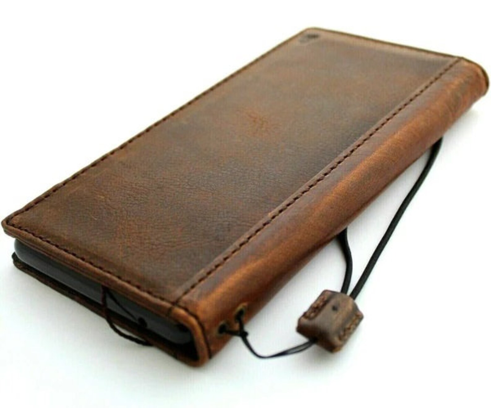 Google Pixel 7 / 7 Pro Genuine Natural Real Leather Case Cover Holder