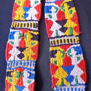 Vintage Woven Guatemalan Hair Ribbon from Zunil