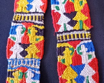 Vintage Woven Guatemalan Hair Ribbon from Zunil