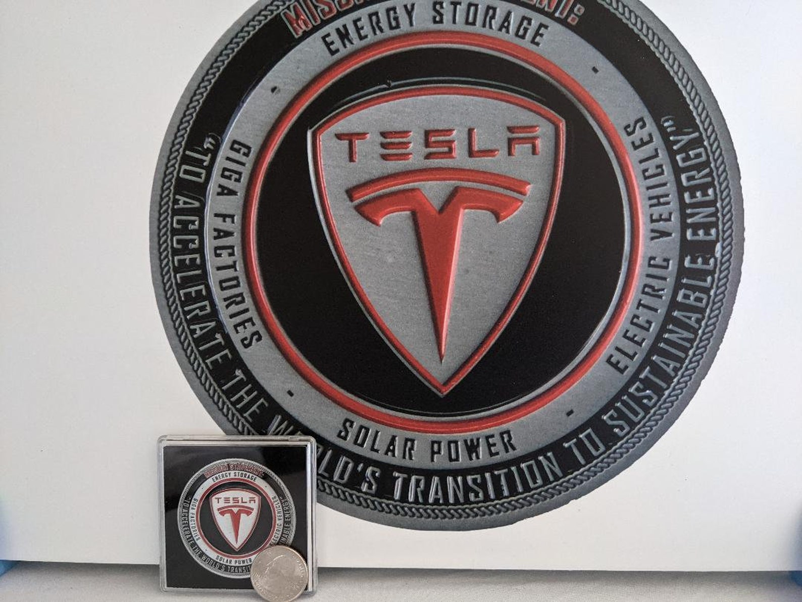 Tesla Challenge Coins Serial-Numbered Limited Edition | Etsy