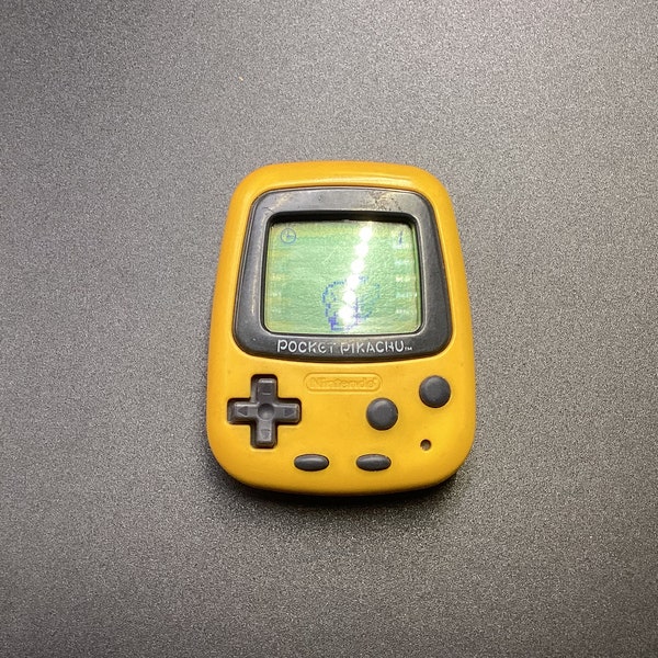 Pocket Pika yellow with yellow pocket Vintage V-pet Used