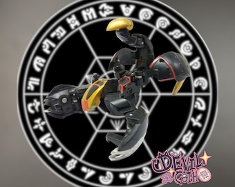 Bakugan Baku-Tech Darkus Borg Mahisas