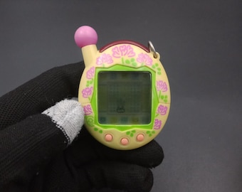 たまごっちID L 日本版、レアグリーンシェル、中古、ヴィンテージ