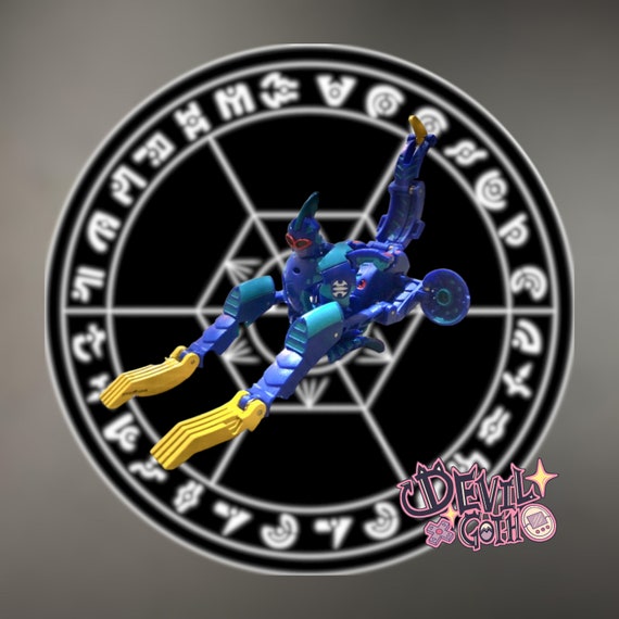 Bakugan Hopper Gigarth Combat Set Custom Painted as Anime