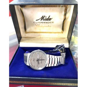 Vintage Mido Commander Ocean Star Automatic Stainless Steel