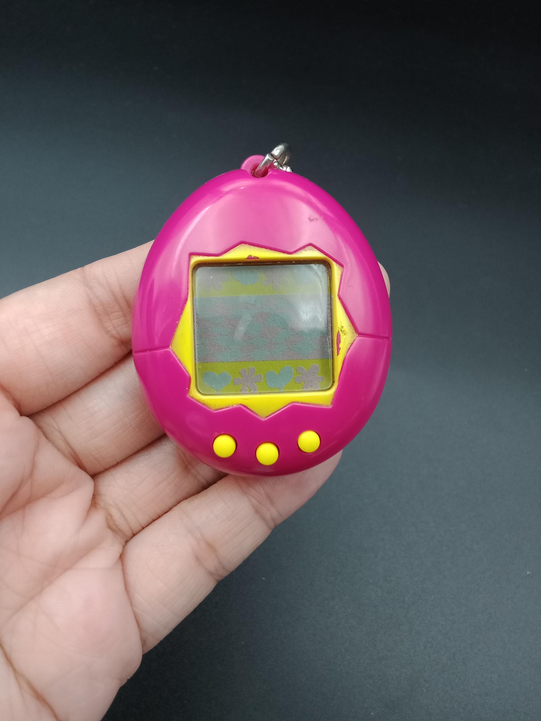 SKU YU138 | Tamagotchi P1/P2 Pink Yellow Bandai Japanese - Etsy