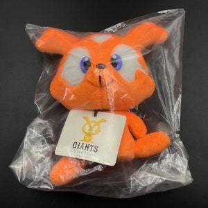 SKU DP F55 | Yomiuri Giants Giabbit Mascot Kawaii Plush Stuffed Baseball Toy Doll Happy Face  | 10 Inches