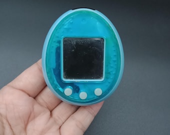 たまごっちID L 日本版、レアグリーンシェル、中古、ヴィンテージ