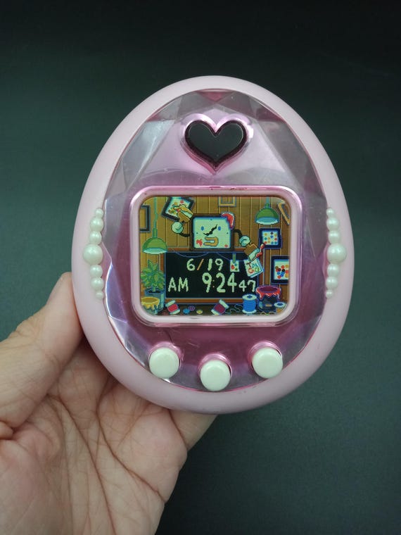SKU YU235 | Tamagotchi ID Station Pink Bandai Japanese Toy - Etsy