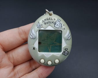 SKU B825P9756 | Bandai Tamagotchi Angel Gotch Japanese Silver - Etsy