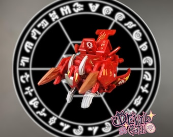 Bakugan Gundalian Pyrus Lumino Dragonoid