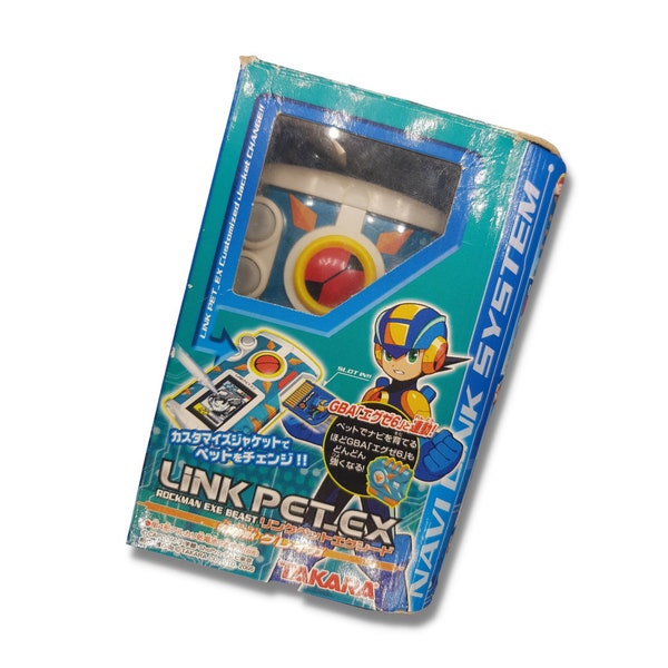 Rockman/Megaman device Link pet exe , Japan white with box | Bandai , Authentic | Used | SKU VTVP01143