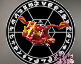 Bakugan New Vestroia PYRUS ULTRA DRAGONOID ( Anime Custom Painted