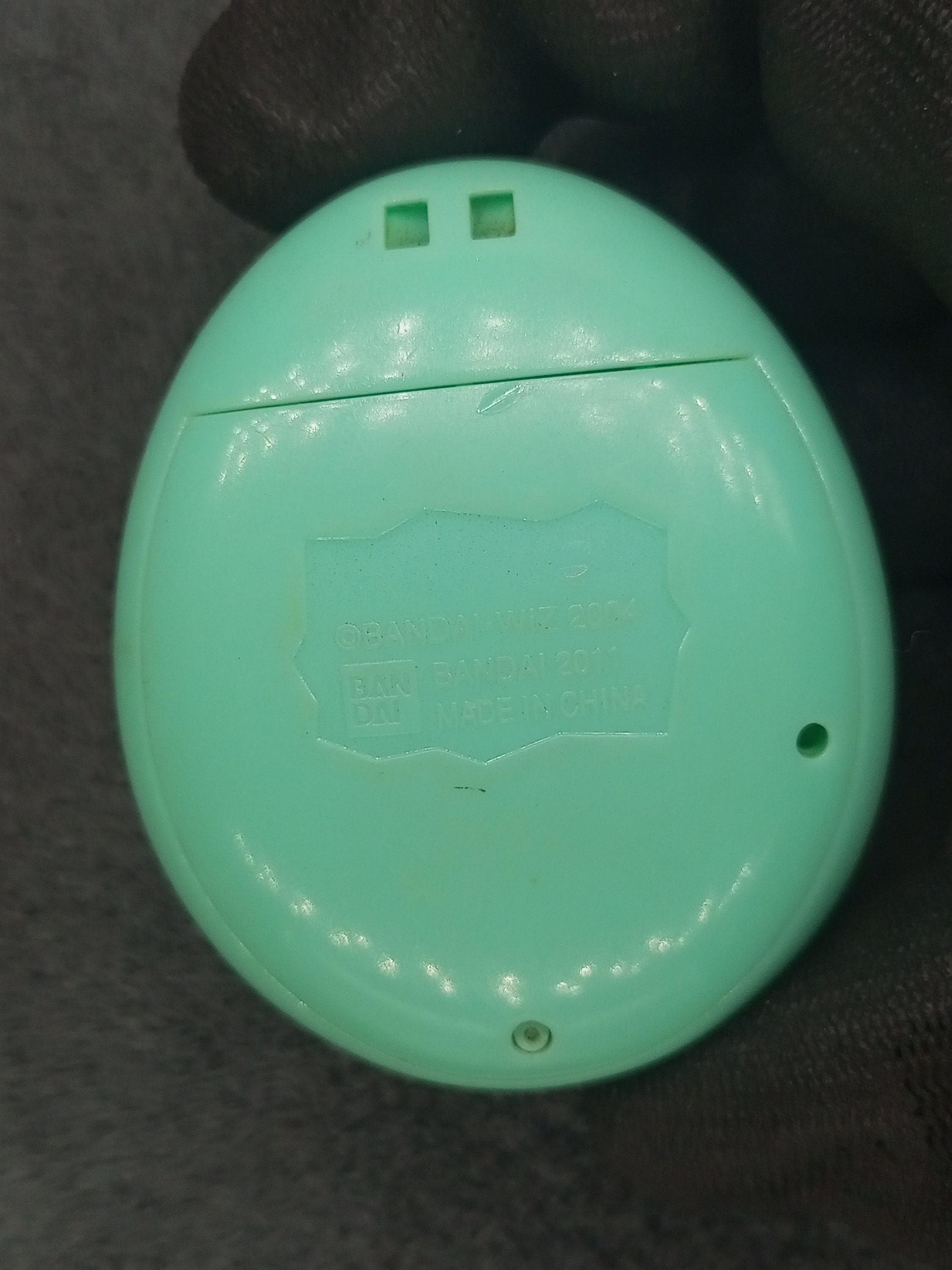 たまごっちID L 日本版、レアグリーンシェル、中古