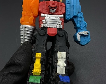 Vintage 1983 Bandai Kagaku Sentai Dynaman Super Robot Plastic