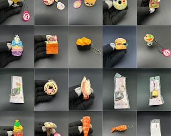 SKU | Sweet Mini Food Keychain Dessert Charm Kawaii Collectible Gift Bag Accessory