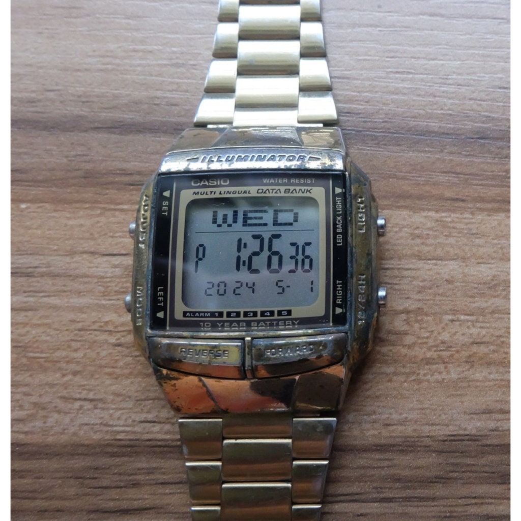 Rare Vintage Casio DB360 Digital Watch Genuine Etsy UK