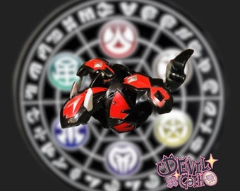 Bakugan Sha Nozchi Black Red Darkus Baku-Tech Japanese