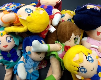 SKU SD |  sailor moon Lot banpresto Doll Plush Stuffed authentic  | About 17 Cm
