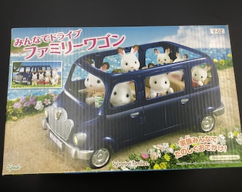 SKU SV F6 Sylvanian Families - Juguete de siete plazas Bluebell de la época