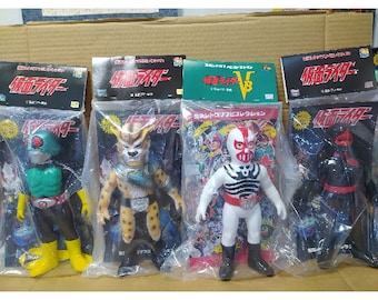 Mask Rider Soft Vinyl Shocker Rider/Jaguarman Kamen Rider Action figure Collectible Toy Authentic VTFG001810