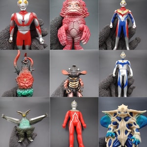 SKU | Bandai Ultraman Hero And Monster Kaiju Figure Authentic
