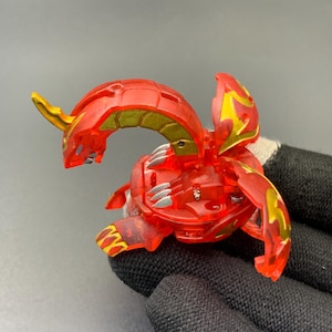 BKDS | Bakugan Apollonir Pyrus Genomskinlig Battle Brawlers Sega-leksaker Specialmålade