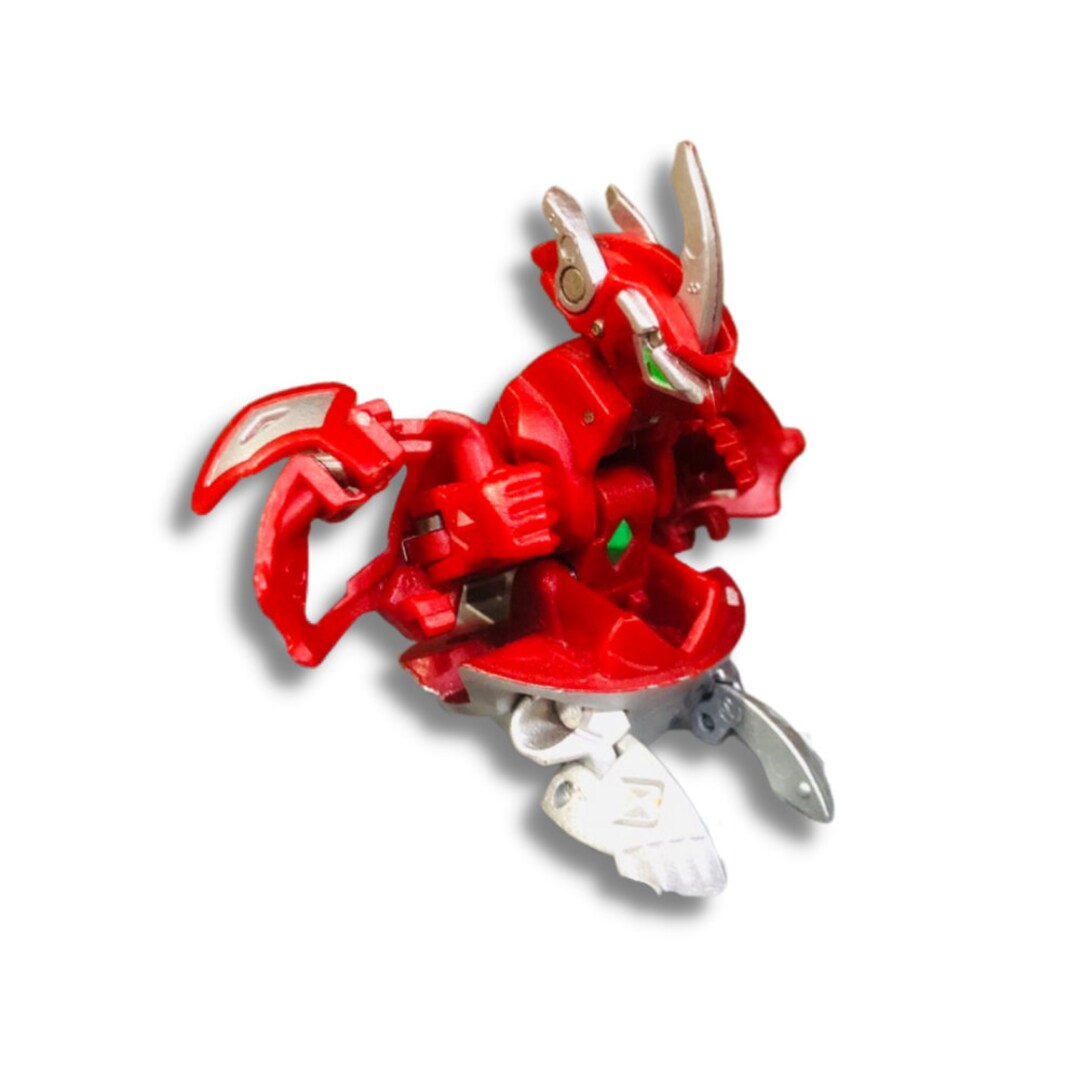 Bakugan Mechtanium Surge Red Pyrus Titanium Dragonoid Metal - Etsy