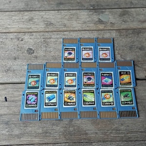 Rock Man Pet Exe Chip 15-set Vintage Mega Man Leksak Virtual Pet Sällsynt!! Äkta Begagnad