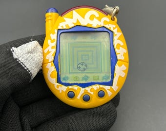 たまごっち ID L 日本版、レアな紫色のシェル、中古、ヴィンテージ