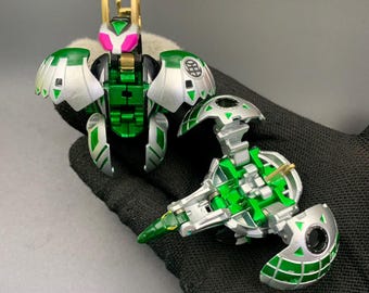 BKDS | 爆丸 ニューヴェストリア グリーン ヴェントゥス アルタイル＆ワイヤード コンバットセット | メタリックカスタムペイント