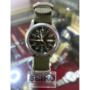 Field Watch of Seiko 5 Automatic With Green Dial snk805 Etsy Canada
