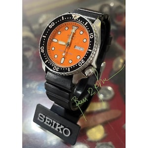Seiko 7548-7000C day/date quartz Men&#39;s watch Rare vintage