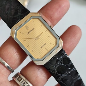 1-1270 SEIKO LASSALE 腕時計 ブレスレット SEIKO クォーツ LASSALE ヴィンテージ レディース 緑