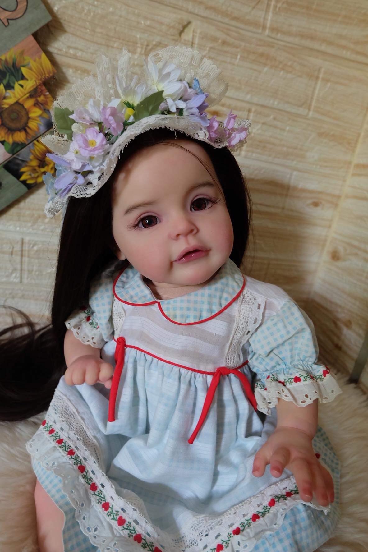 CUSTOM ORDER Reborn Toddler Doll Nicole Child Size Girl by Natali Blick 40  Tall Layaway Available 