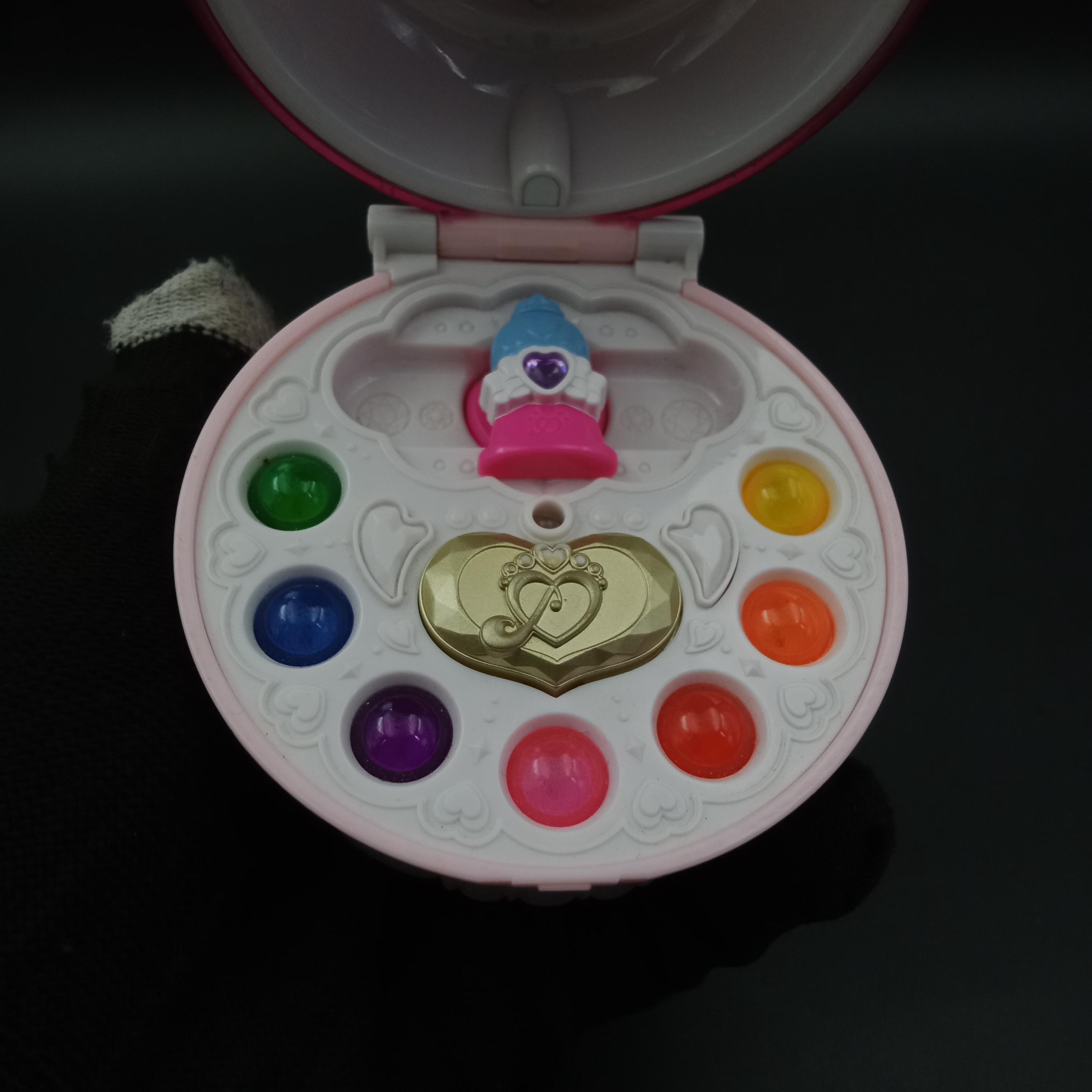 SKU B1172P13927PR3 | Colorful Glitter Force Smile Pact Charm Decor