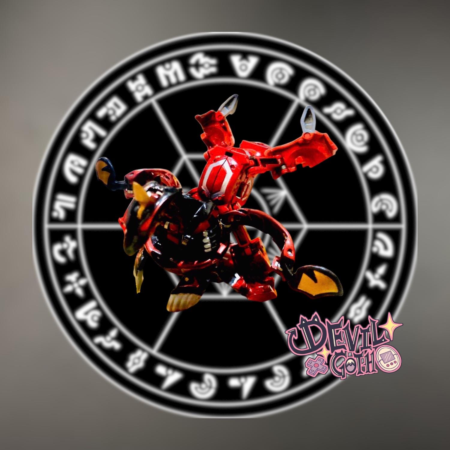 Bakugan Pyrus Viper Helios Pyrus Metalfencer Trap Metallic
