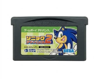 ソニックアドバンス2 - 正規品日本製GBAアクションゲームカートリッジ