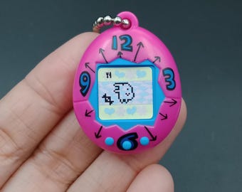 SKU YU6 | Tamagotchi Pink Yellow Clock Pattern P1/P2 English