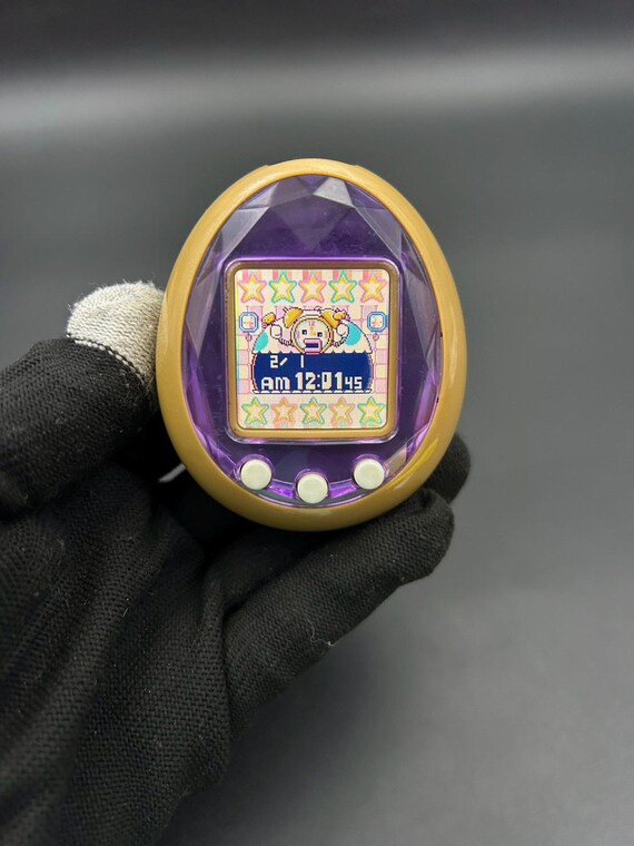 SKU G017 | Tamagotchi ID Purple Sunburn V Pet Toy Japan Authentic