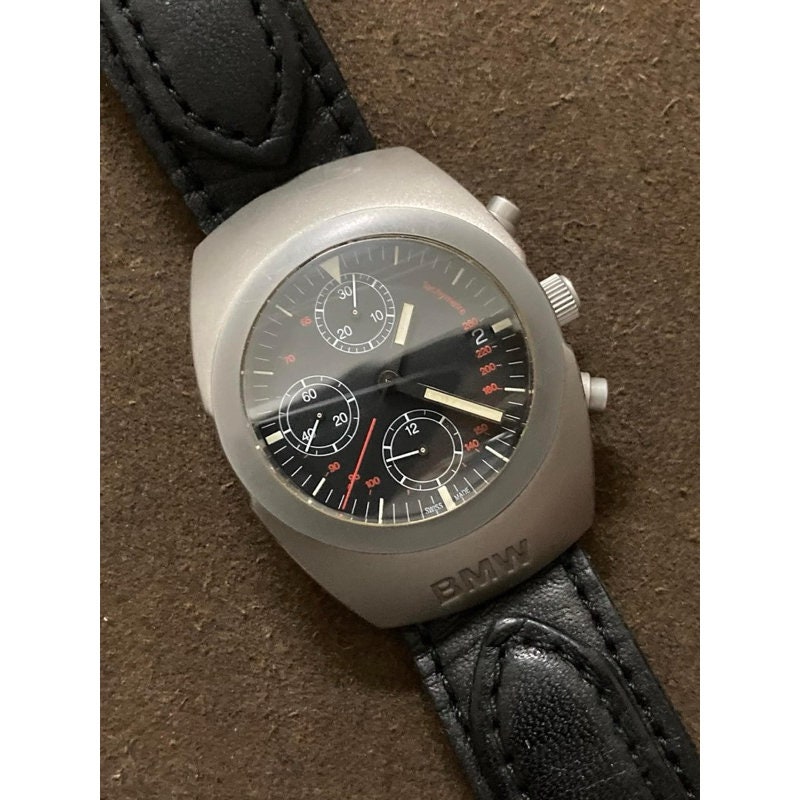 BMW Titanium Motorsport Racing Sport Car Accessory Automatic Chronograph Watch