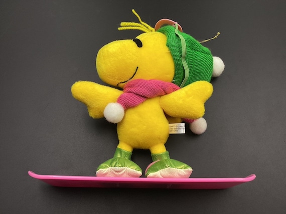 SKU DP01 F75 | Snoopy Woodstock Skateboard Peanuts Plush 