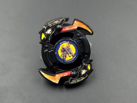 SKU BB 02 F147 | Beyblade Takara , Black Flash Leopard 1 - Etsy