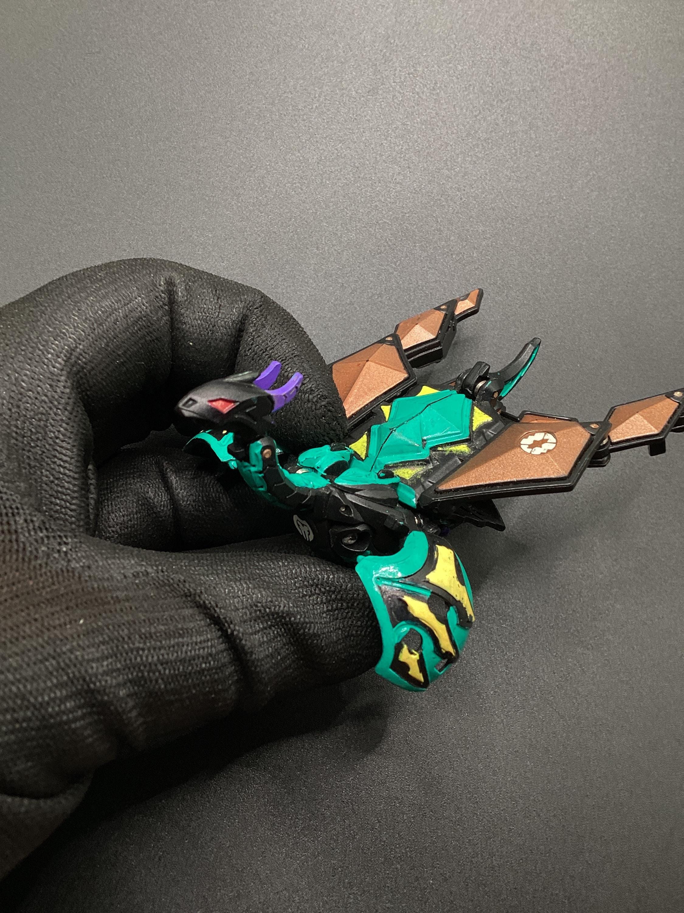 SKU BA F111 | Bakugan Darkus Dharak With Airkor Gear Combat Set